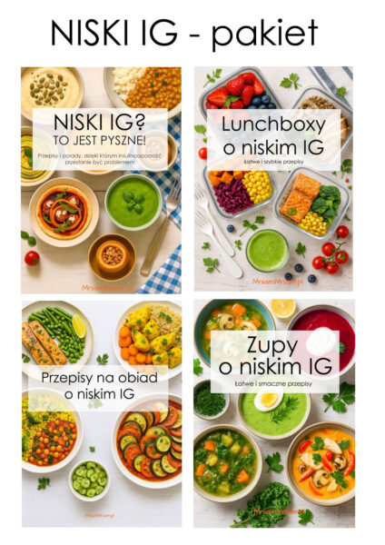 Pakiet 4  ebooków z niskim IG w super cenie!!